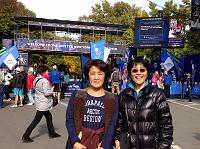  Tokori, a friend who arraived on Thursday from Japan to run the NYC Marathon.  10/31/2015