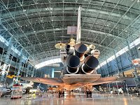  Back view of the space shuttle Discovery 