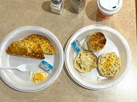  Breakfast at Country Inn & Suites by Radisson, Charleston,WV.   
Tasty biscuits (WV is a Biscuits Country)