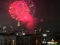  Fireworks viewed from the hotel room 
