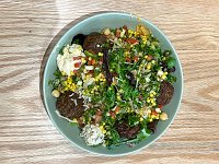  Mediterranean salad bowl, one of the best food during the trip